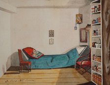 Nikita Muravyov's Room by exile in Irkutsk province, 1837. Artist: Muravyov, Nikita Mikhailovich (1797-1843)