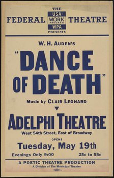Dance of Death, New York, 1936. Creator: Unknown.