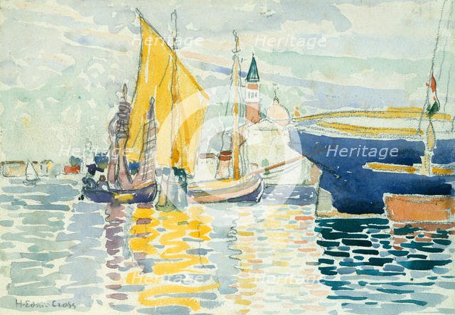 Venice-The Giudecca, 1903. Creator: Henri-Edmond Cross.