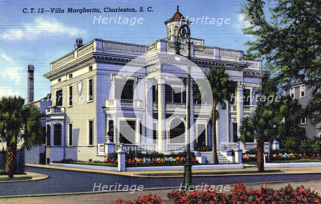 Villa Margherita, Charleston, South Carolina, USA, 1940. Artist: Unknown