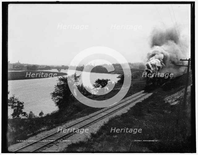 Janesville, Wis. from the north, between 1880 and 1899. Creator: Unknown.