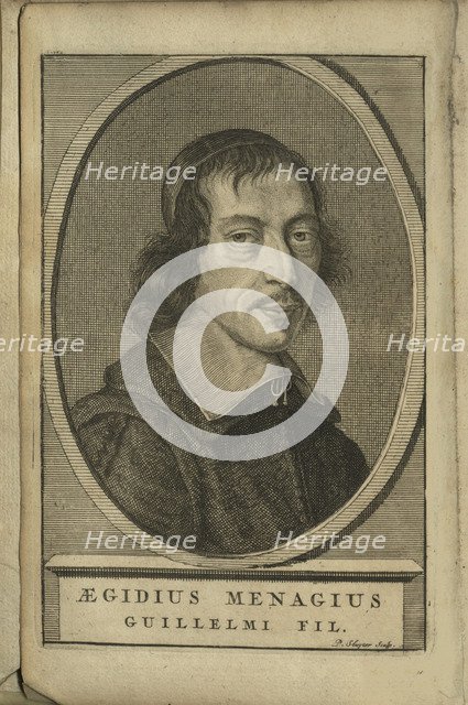 Portrait of Gilles Ménage (1613-1692) , 1690s.