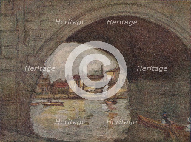 The River, Richmond', c1910, (1918). Artist: Horace Mann Livens.