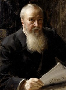 Carl Fredrik Liljevalch, 1837-1909, 1906. Creator: Anders Leonard Zorn.
