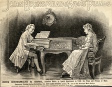 John Brinsmead & Sons Pianos, 19th century. Artist: Unknown