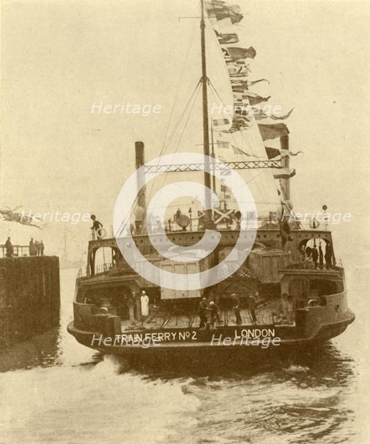 'The Harwich-Zeebrugge Train Ferry', c1930. Creator: Unknown.