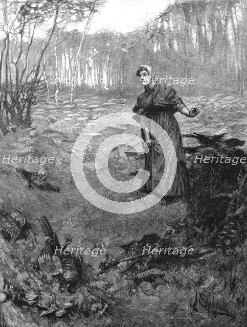 '"Tess of the D'Urbervilles", By Thomas Hardy; "The plantation wherein she had taken..., 1891. Creator: Hubert von Herkomer.