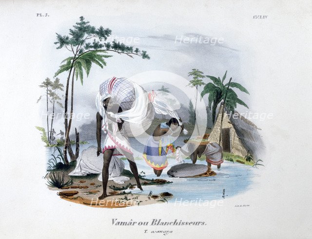 'Launderers', 1828. Artist: Jean Henri Marlet