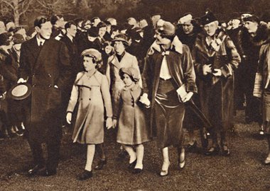 Gallery image of 'Christmas Morning, Sandringham, 1936', 1937. Creator: Unknown.