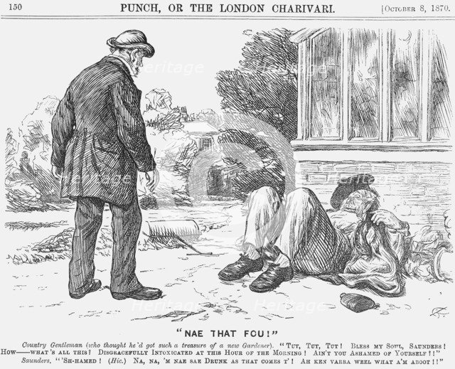 Nae That Fou!, 1870. Artist: Charles Samuel Keene