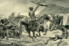 'Charge of the Bushmen and New Zealanders on Boer Guns near Klerksdorp, March 24, 1901', 1902 Creator: Richard Caton Woodville II.