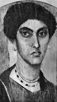 Portrait of a lady, Al-Fayyum, Egypt, 2nd century (1936). Artist: Unknown