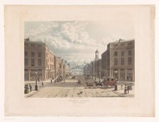 View of Regent Street, London, from Picadilly Circus, 1822. Creator: J. Bluck.