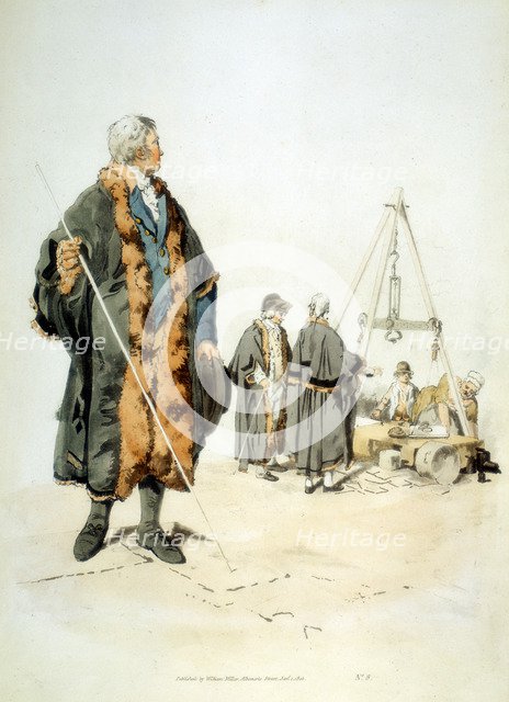 Member of a London Wardmote Inquest in official dress, 1808. Artist: William Henry Pyne