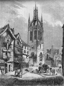 'St. Nicholas Church, Newcastle-upon-Tyne', 1845. Artist: John Jackson.