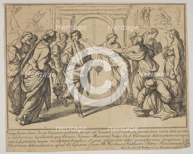 The wise and the foolish Virgins, 1728. Creator: Francesco Zuccarelli.