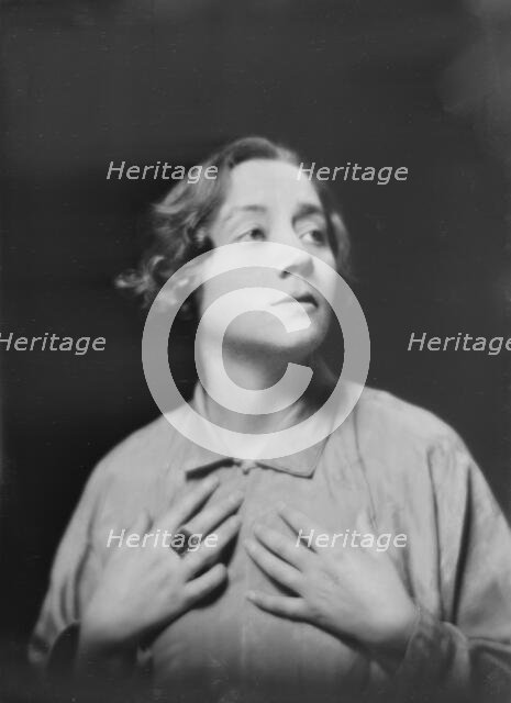 Miss Naima Wifstrand, portrait photograph, 1919 Sept. 18. Creator: Arnold Genthe.