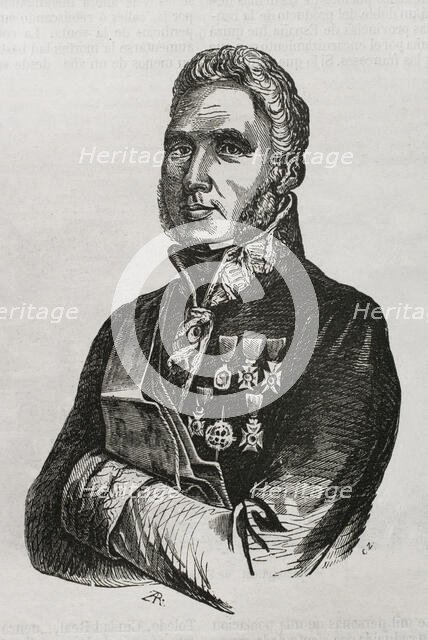 Francisco Espoz y Mina, (1781-1836), Spanish leader of the guerrillas of Navarre..., 1853. Creator: Unknown.