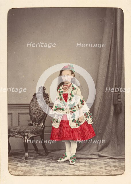Follett Family Album of Children Costumed for a Fancy Dress Ball, ca. 1880. Creator: Owen Angel.