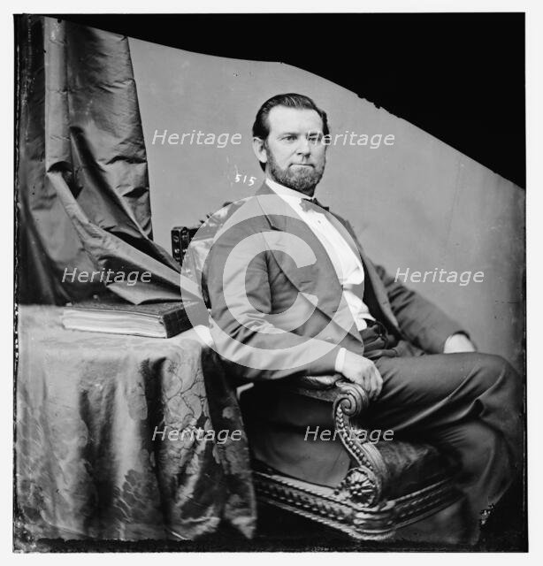 William Williams of Indiana, between 1860 and 1875. Creator: Unknown.