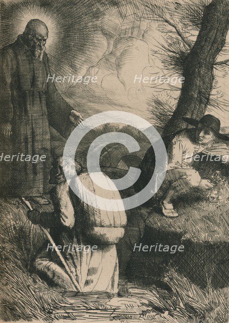 'The Slough of Despond', c1916. Artist: William Strang.