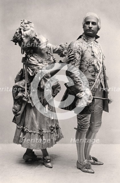 Clara Dow and Henry Lytton in Iolanthe, 1907. Artist: Unknown