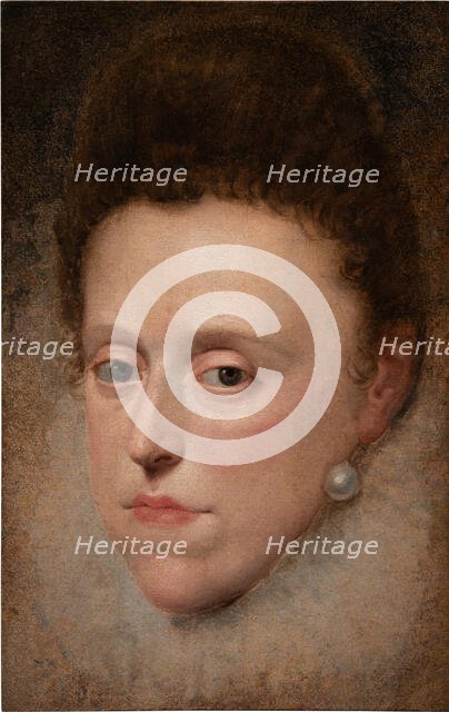 Portrait of Eleanor de' Medici (1567-1611), Duchess of Mantua, c1600-1602. Creator: Pourbus, Frans, the Younger (1569-1622).