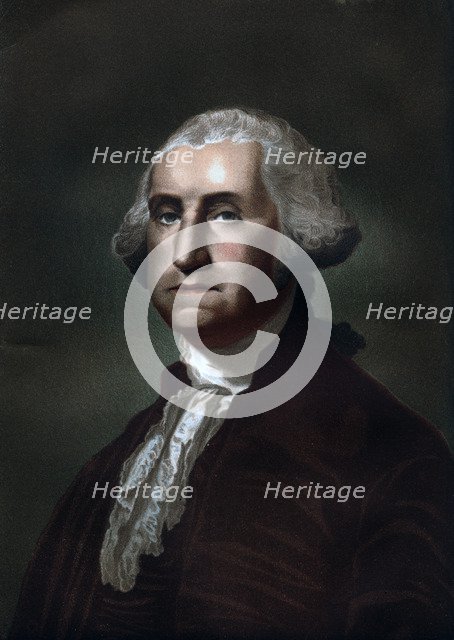George Washington (1732-1799), first president of the United States of America, 1837. Artist: Unknown