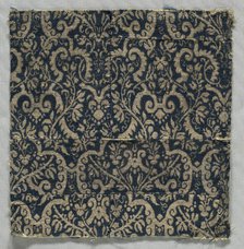 Textile Fragment, 1600s. Creator: Unknown.