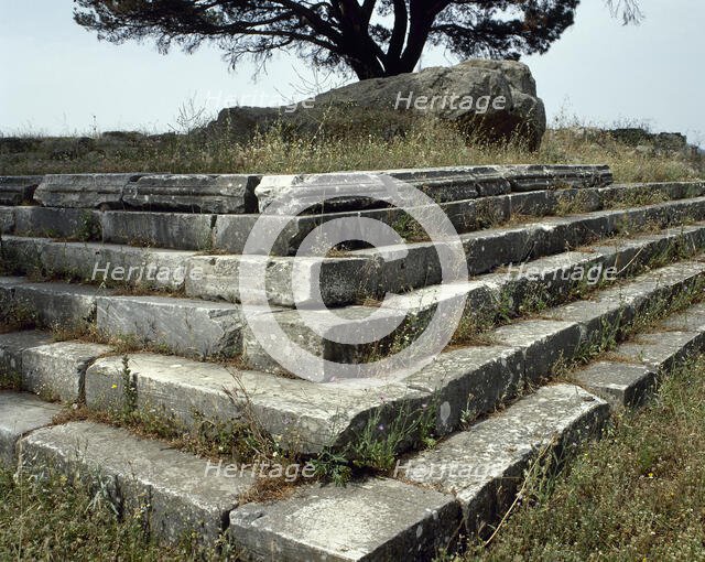 Basement of the Pergamon Zeus Altar, Turkey, 2nd century BC (1999). Creator: Unknown.