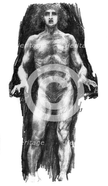 Facsimile from the sketch book of Hubert Herkomer, c1880-1882. Artist: Unknown