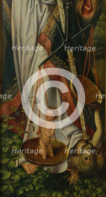 Triptych of the Baptism of Christ (Detail). Artist: Master of Frankfurt (1460-ca. 1533)