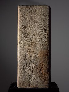 Stone Panel for Royal Tomb, late 700s-early 800s. Creator: Unknown.