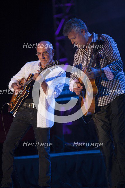 Paul Brown and Larry Carlton, 2013. Artist: Alan John Ainsworth.