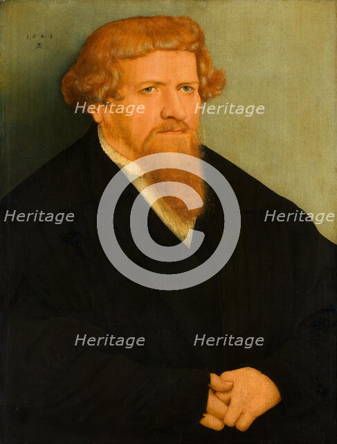 Portrait of a Man with a Red Beard, 1548. Creator: Lucas Cranach the Younger.