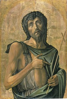 Saint John the Baptist. Artist: Vivarini, Alvise (ca. 1446-ca. 1505)