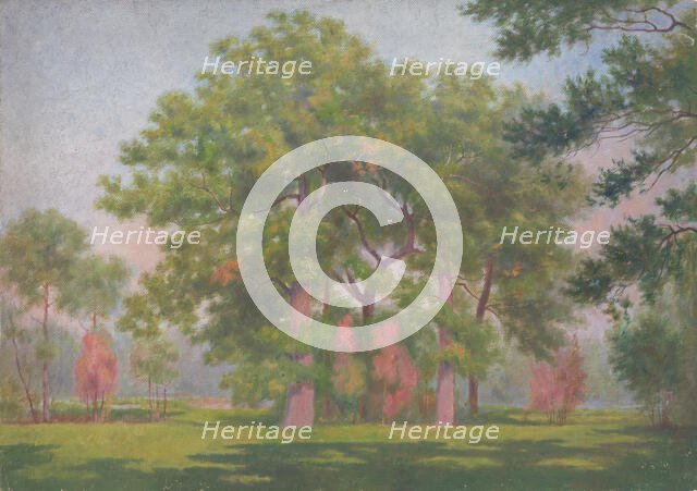 Landscape with trees, early 20th century. Creator: Dezider Czölder.