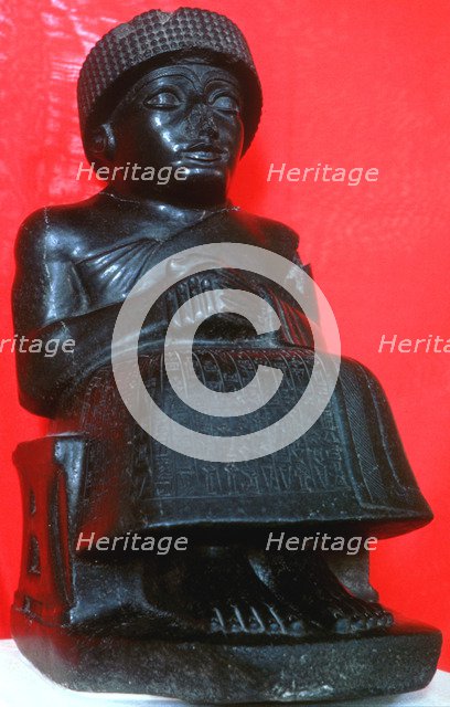 Gudea, ruler of the city-state of Lagash in southern Babylon, Neo-Sumerian, 22nd century BC. Artist: Unknown