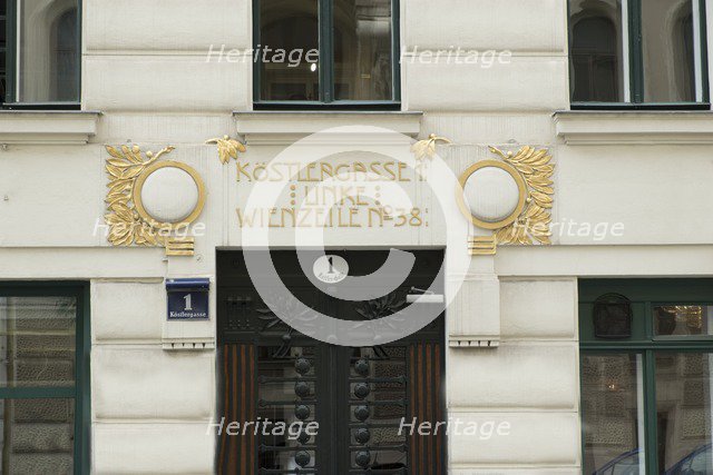 Wienzeilenhauser, Vienna,  Austria, (1898), 2015. Artist: Alan John Ainsworth.