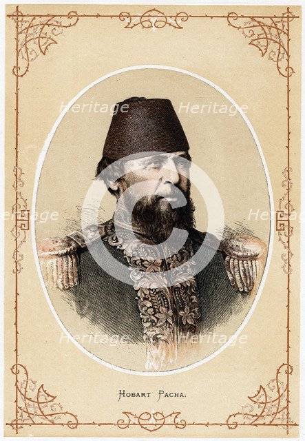 Hobart Pacha, English naval officer and naval advisor to Turkey, c1880. Artist: Anon