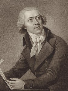 Portrait of the Composer Leopold Kozeluch (1747-1818), 1797. Creator: Ridley, William (1764-1838).