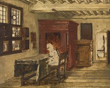 Interior, c1860s. Creator: Jan August Hendrik Leys.