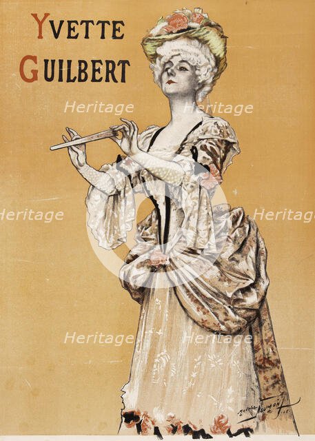 Yvette Guilbert, 1905. Creator: Neumont, Maurice (1868-1930).