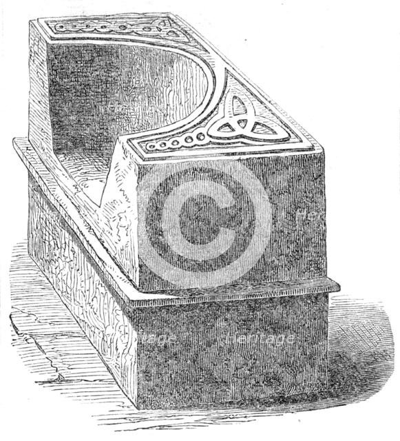 The Frith Stool, or Sanctuary Chair, at Hexham, 1861. Creator: Unknown.