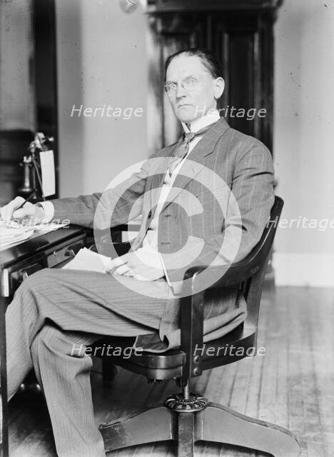 Jasper Baker, Assistant Director of The Mint, 1913. Creator: Harris & Ewing.