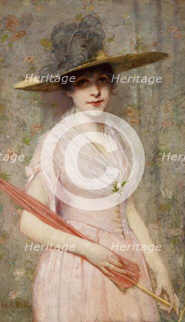 Ready for a Walk, late 1880s. Creator: Edward A Bell.