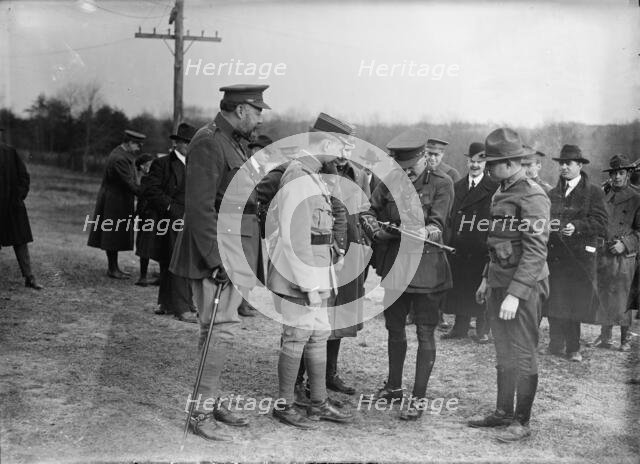 Army, U.S. Rifle Tests, 1918. Creator: Harris & Ewing.