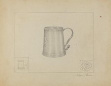 Silver Mug, c. 1937. Creator: Filippo Porreca.