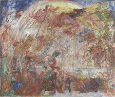 The Striking Down of the Rebel Angels and the Dragon with Seven Heads, or The Fall of the..., 1889. Creator: James Ensor.