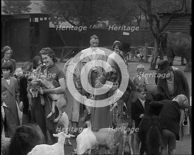 British People at the Zoo, 1940. Creator: British Pathe Ltd.